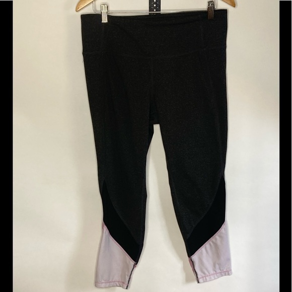 Tangerine Cropped Leggings Sz XL - Picture 2 of 7